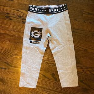 NWT DKNY Sport x NFL Small Capri Leggings Elastic Waist